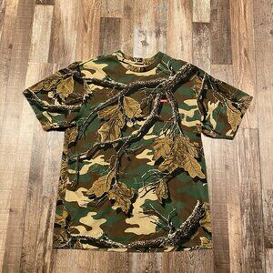 Supreme Woodland Branch Camo Box logo tee FW22